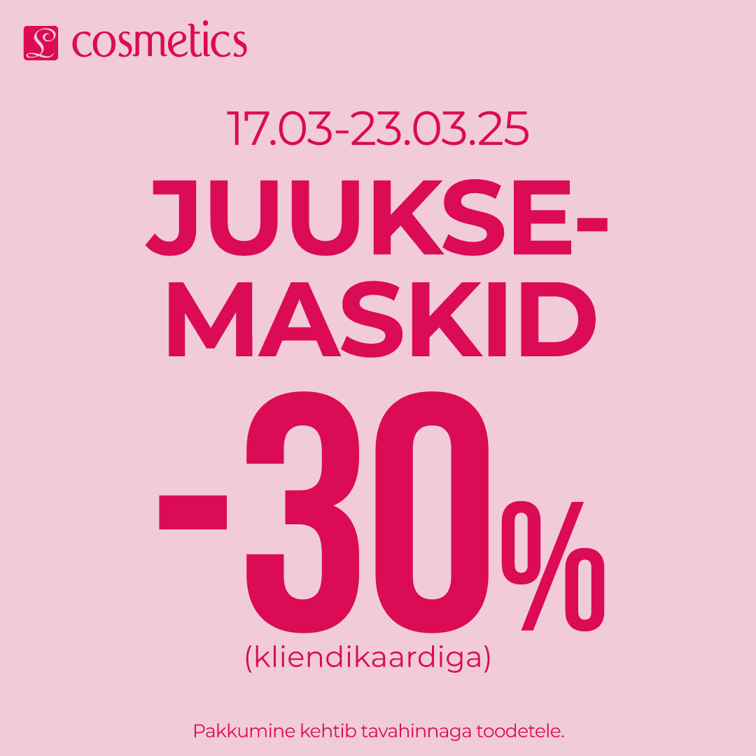 Muuda oma juuksehooldus maagiliseks – kõik juuksemaskid 30% soodsamalt! Ainult 17.–23. märtsil. Hellita oma juukseid! The post Kõik juuksemaskid -30%! appeared